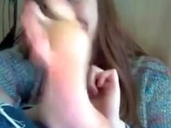 Delicious young feet self worship