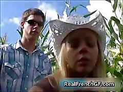 Busty teenage gf pussy banged in corn part4