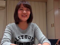 Cute Japanese Teen Worships Cock For Creampie POV