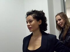 german scout - big tits teen lina talk to fuck at model job