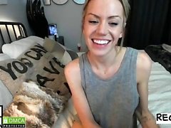 Very Hot Amateur Blonde Plump Teen on Webcam