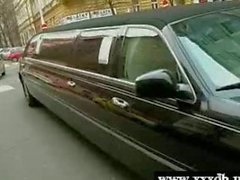 Cleo masturbates inthe back of a limo