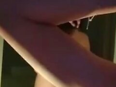 Japanese teen toys tight pussy before fucking