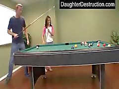 Sweet teen daughter fucks like a pro