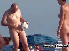 Nude beach, coccovision, beach voyeur