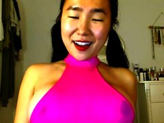 Shy but very cute japanese teen solo fresh pussy playing fun