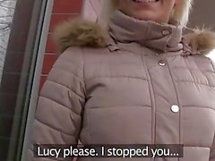 PublicAgent Big boobs bent over and fucked