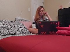 teen watches porn then gets herself off