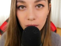 Honey Girl ASMR - Gentle Licking the Microphone