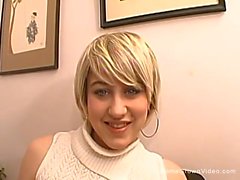 Blonde College Cutie Gets Fucked Like A Pro