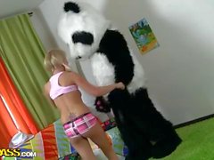 Naughty girl plays with big porn toys