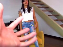 CARNE DEL MERCADO - Fake Tits Latina Camila Marin Gets