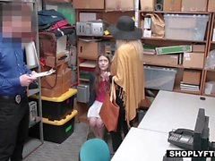 shoplyfter - granddaughter and grandmother duo fuck lp officer after getting caught shoplifting