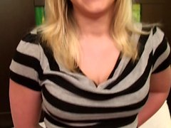 Brand New 18 Yr Old Blonde Gets Creampied