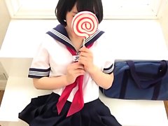 Beautiful Teen Mizuho Ishimori Strips Off Her School Uniform