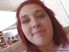 Teen : Cute Redhead Fucked By Huge Black Cock