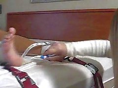 Lesbi Tickling Her Tied GF