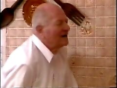 Old Man Fuck Big Tit Wife then Younger Girl