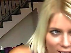 20 y.o. amateur Sandra - lapdance and blowjob