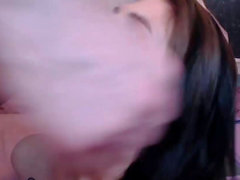 Cute teen hard pounding face fuck and facial live at sexycam