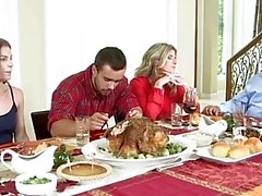 Moms Bang Teen - Naughty Family Thanksgiving