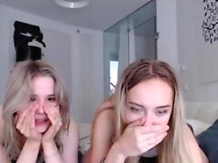 Sexy cute blonde teen masturbate with toy