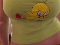 Busty Teen Sucking Cock