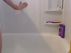 Australian teen naked after shower masturbating on webcam