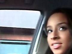 Fucking my sexy black gf in the car