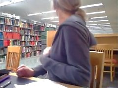 SEXY webcam show in public library-FREE SITE HERE freesexycamgirls