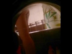girl washing in the bathroom SPY cam