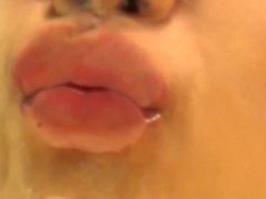 Club Girl Tongue Kiss Saliva Covered HakuSakiAoi