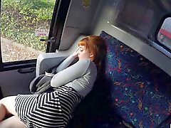 Horny teen girl Lola pounded in the bus