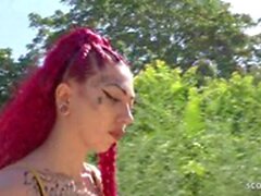 german scout - crazy redhead teen pantera pickup sex casting