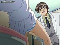 Anime teen goes pee and then gets her pussy fingered outside