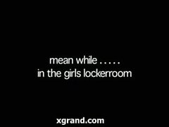 In the girls lockerroom