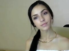 Lewd amateur brunette teen meg davis webcam masturbation