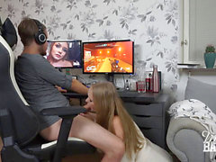 Best blowjob, jizz on sis, overwatch