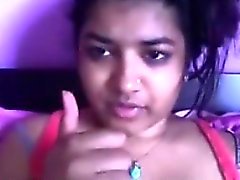 Young Indian Cutie Rubbing Her Clit