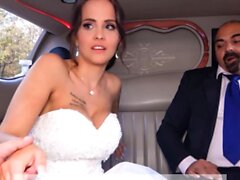 VIP4K. Bride gets fucked till orgasms before the wedding