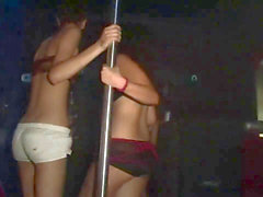 Contest, public strip dancing, strip contest