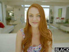 Ginger, redhead teen blacked, blacked redhead