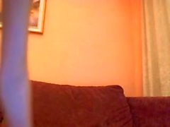 blonde babe plays with a dildo on webcam - livexxxcam