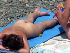 Horny Couple At Nudist Beach Hidden Cam Voyeur