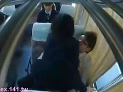 Cute Schoolgirl Fucked on Bus