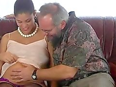 Pregnant busty teen enjoys good fucking