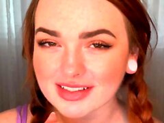 Lewd amateur brunette teen meg davis webcam masturbation