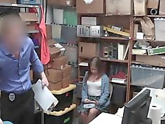 Hot Brooke Bliss fucked in the back of the store