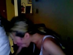 Blonde teen loves to suck