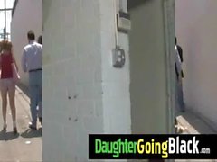 Huge black dick fucks my daughter teen pussy 19